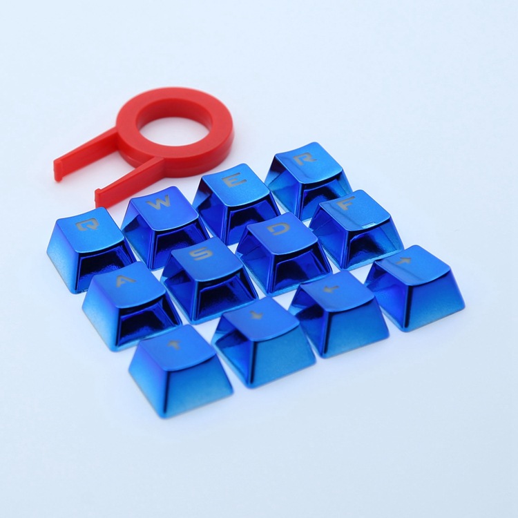 Custom Artisan Metal Keycaps Backlit ESC Keycaps Set for Mechanical